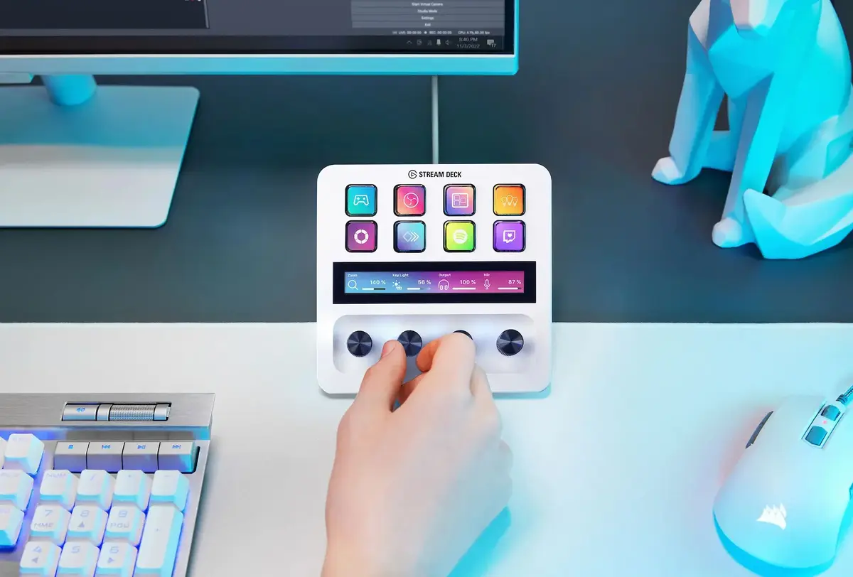 CORSAIR Stream Deck + — контроллер 8 кнопок Photo 5
