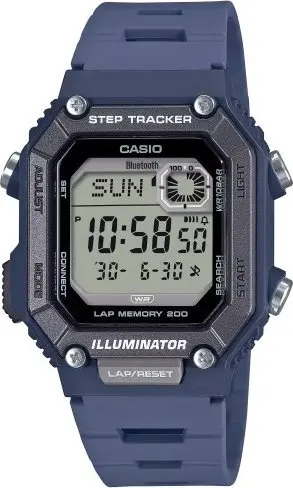 Casio WS-B1000-2AVEF Vīriešu Rokas Pulkstenis Zils