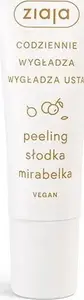 Lip sugar scrub ZIAJA Codziennie Wygładza Słodka Mirabelka 12 g — lip exfoliant