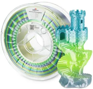 3D drukas diega Spectrum PLA Silk Multicolour Frost Gloss 1,75 mm 1 kg