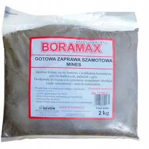 Heat-resistant refractory mortar Boramax ready-mix 2 kg (BM ZA SZA 2L)