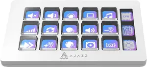 Straumēšanas kontrolieris Ajazz AKP153E USB balts — Ajazz AKP153E-W