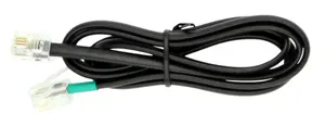 Кабель‑переходник WACOM EPOS RJ45–RJ9, вилка‑вилка, 0,8 м, чёрный