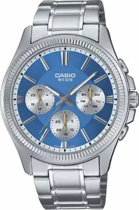 Наручные часы CASIO MTP-1375PD-2A2VEF — мужские, нержавеющая сталь, аналоговые, кварцевые