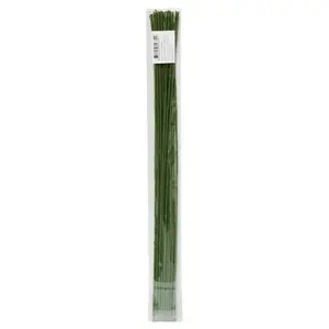 Florist wire BESK 2.0 mm x 40 cm, pack of 20, green – floral and craft fixing wire