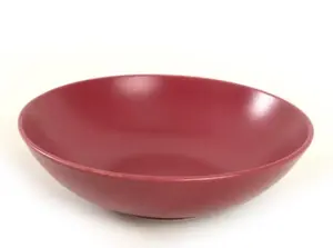 Keramika soup plate 22 cm, ceramic, red