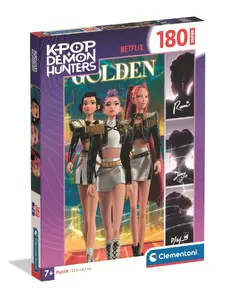 Пазл Clementoni 21761 — 180 элементов, мотив K-pop Demon Hunters, развивающий пазл (Италия)