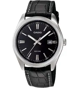Rokaspulkstenis CASIO MTP-1302L-1AVEF — vīriešu, misiņa korpuss, 38,5 mm, akumulators SR626SW