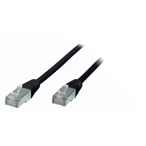 S/CONN RJ45–RJ45 networking cable Cat5e F/UTP (FTP) 0.25 m Black