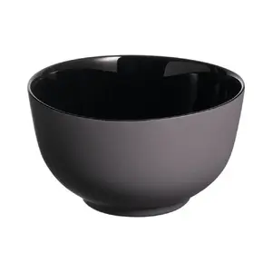 Glass bowl Luminarc Vicky Noir D14.5 cm H7.9 cm, grey, tempered soda‑lime glass