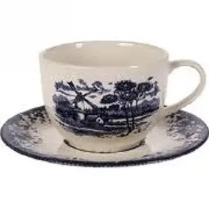 Tableware Claytan WINDMILL BLUE Tase ar apakštasi 490 ml, 18.3 cm
