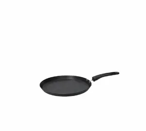 Frying Pan Tognana GRANCUCINA ROCK IN BLACK PANKŪKU PANNA 25 cm — pressed aluminum, stone non-stick coating, suitable for induction