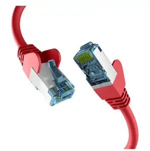 Сетевой кабель Triton EC020200164 Cat7 S/FTP (S‑STP) красный 0.5 м RJ‑45 золочёные контакты