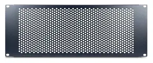 Blind panel Triton 88887321 for 19-inch rack, steel, black, 1U, 650 g