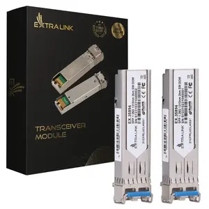 SFP module Extralink EX.35894 1.25Gbps LC/UPC 1310nm 2km single-mode DOM 2-pack