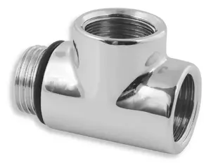 Тройник 1/2” для нагревателя FERRO T-KUS.0 — хромированный