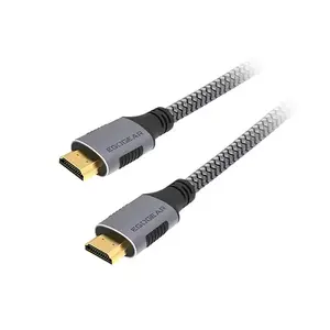 HDMI-кабель EgoGear SCH20-HD-GY 2 м, HDMI Type A штекер–штекер, HDMI 2.1, позолоченные контакты, серый
