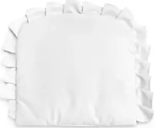 Sensillo baby pillow with ruffle Velvet white — Sensillo PODUSZKA Z FALBANKĄ VELVET BIAŁY