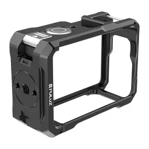 Металлический защитный корпус с cold shoe для DJI Osmo Action 6 от Puluz (модель PU1074B)