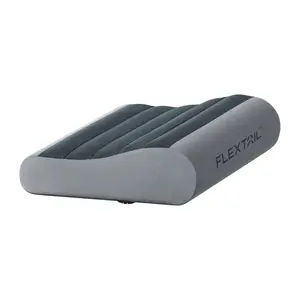Надувная подушка Flextail Zero Pillow (серый) – компактная подушка для путешествий и кемпинга