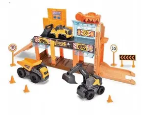 Rotaļu būvniecības stacija Dickie Micro Construction Station 203723009 — metāla un plastmasas komplekts