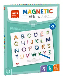 Magnetic whiteboard set agipa Magnets ABC letters with blue-tipped stylus – model 19263, single piece