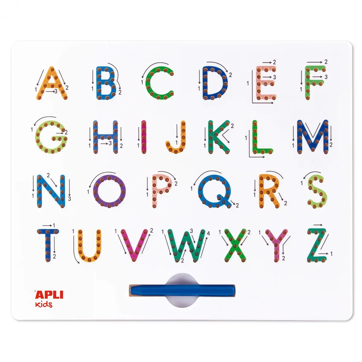 agipa Magnets ABC letters magnētiskā balta tāfele 19263 Photo 2