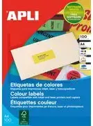 Label sheets agipa Adress-Etiketten 70 x 35 mm neon orange for inkjet/laser printers and copiers, permanent, 1 sheet (100765)
