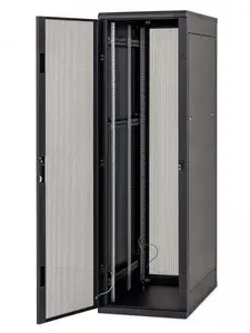 19" Rack Cabinet Triton 42U, 800×1000 mm, front & rear 80% mesh doors, RAL9005 black