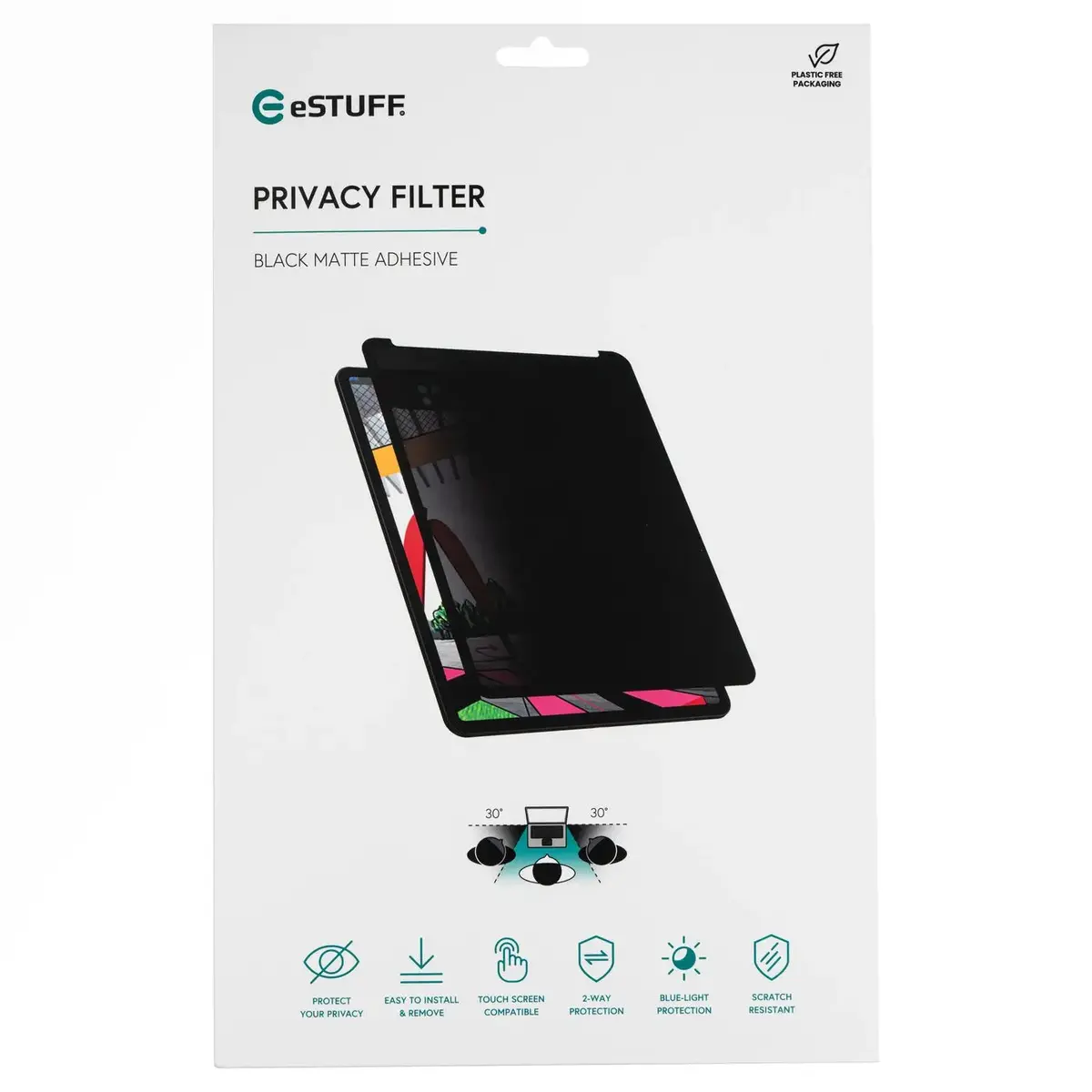 Клеящаяся пленка конфиденциальности eSTUFF GLBW13277212 Photo 3
