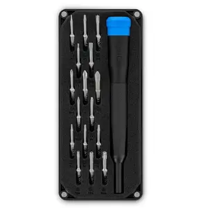 Precision bit set iFixit Minnow — 16 precision bits and 1 ergonomic bit holder
