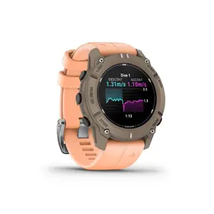 Diving smartwatch GARMIN Descent G2 Paloma with Shell Pink silicone band