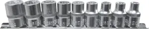 Socket Bit Set Silver TORX 9 pcs 1/2" drive EX10630