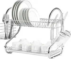 Сушилка для посуды Home Appliances AG373 — 2 уровня, стальная конструкция
