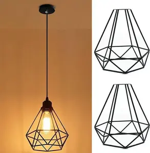 Ceiling lamp ECpower ZD74E — pendant chandelier with E27 socket, universal mounting
