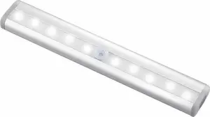Pendant sensor lamp Aptel ZD23G with PIR motion sensor, 10 × 1W LEDs, white