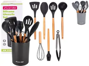 Kitchen utensil set Kamille 5226 — silicone, 8 pieces