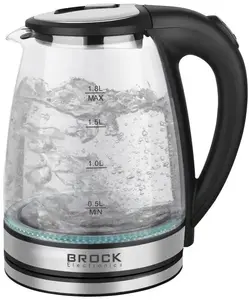 Электрический чайник BROCK WK 2406 1,8 л 1500 Вт, корпус из нержавеющей стали, съемный фильтр