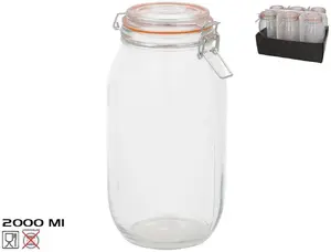 Герметичная банка ACV 2000 мл 25 x 12 x 12 см KITCHEN&GO