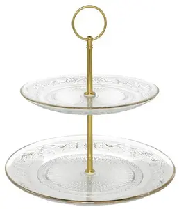 Cake stand Lumarko 2-tier 24 x 23 x 23 cm KITCHEN&GO