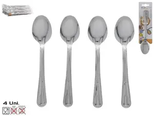 Kitchen spoons set Lumarko 4 pcs, size 17 x 1 x 4.5 cm, KITCHEN&GO