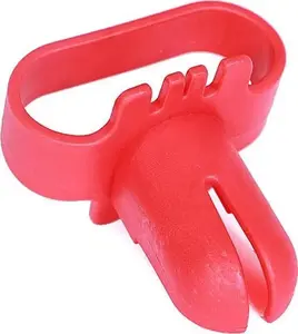 Aptel balloon tie aid AG624C — red, single piece for fastening latex balloons