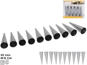 Kitchen&Go baking cone Lumarko Konditorejas konuss X10, 8.5×2.7×2.7 cm