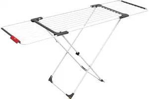 Veļas žāvētājs Gerimport metāla 131 x 58 x 93,5 cm balts/pelēks