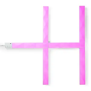 Viedais paneļa gaismeklis Nedis WIFILW06RGB — Wi‑Fi, balts, 8 W