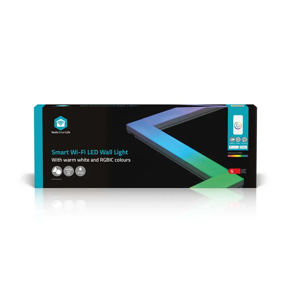 Умная панель Nedis WIFILW06RGB 8 Вт Photo 16