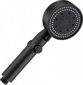Shower Head Aptel AG894 with Turbine Fan, Universal Fit, Black