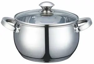 Кастрюля Maku Voltz OV51210G24 24 см, 6.3 л, нержавеющая сталь