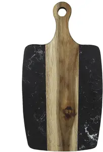 Cutting Board Kamille 10082 — wood and plastic, 35×18×1.3 cm