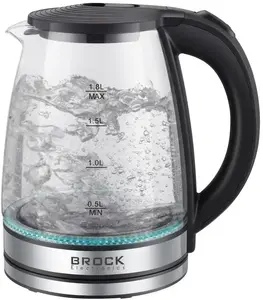 Электрический чайник BROCK WK 2404 1,8 л 1500 Вт, нагревательный элемент из нержавеющей стали, съемный фильтр
